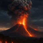 El Vesubio en erupción, uno de los volcanes más peligrosos del mundo, con el potencial de arrasar Nápoles y sus alrededores