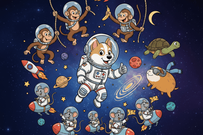 Animales enviados al espacio: historia, misiones y curiosidades